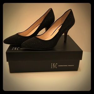 INC International Concepts Black Heels